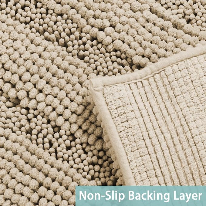 Turquoize Luxury Chenille Bath Rug - Image 4