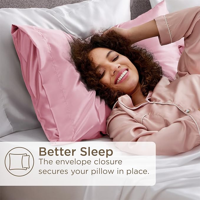 Bedsure Satin Pillowcase for Hair and Skin Queen - Field & Grace