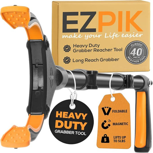 EZPIK Pro 40" Extended Grabber Reacher Tool by EZPIK