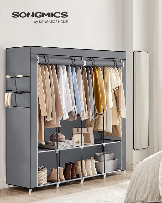 SONGMICS Portable Closet, Wardrobe Closet Organizer - Image 2