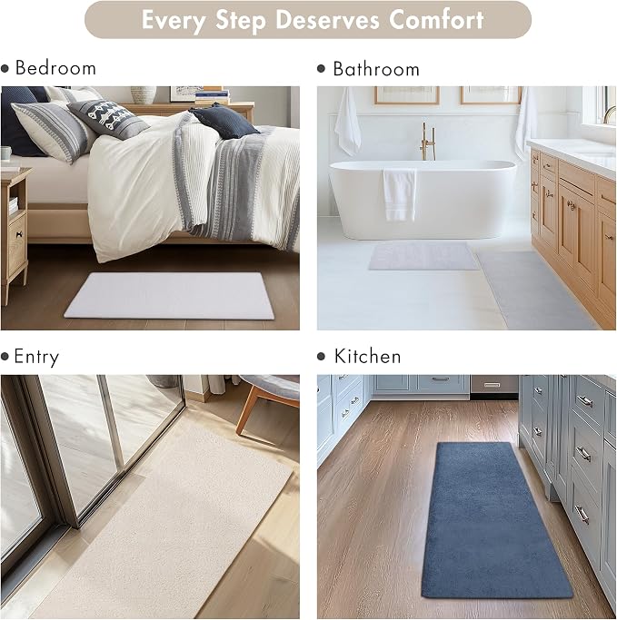Madison Park Signature Marshmallow Bathroom Rug Non Slip, Luxrurious Plush Bath - Image 7