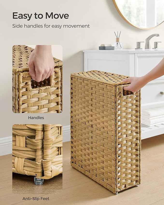 SONGMICS Slim Laundry Hamper