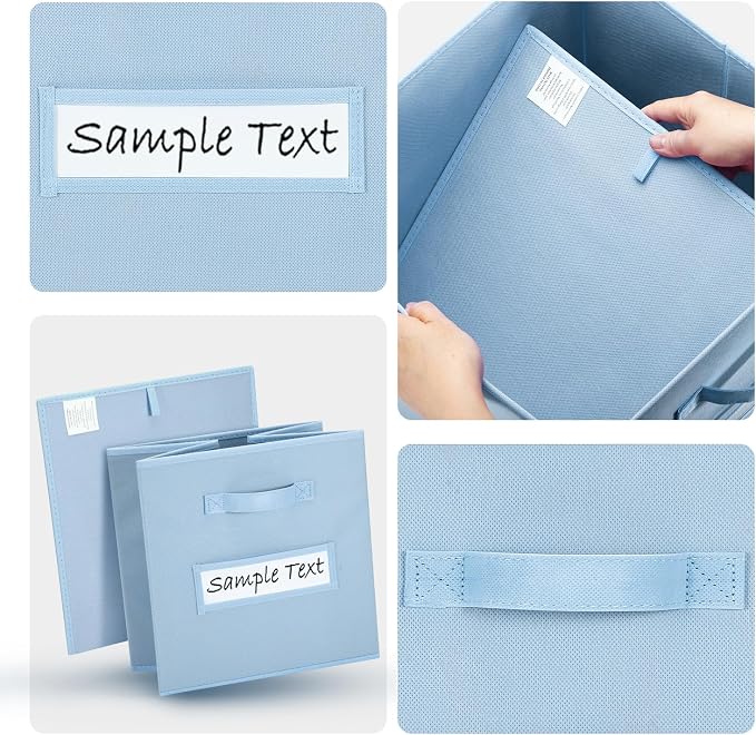 artsdi Fabric storage cubes 13 Inch Cube Storage Bin, cube organizer bins - Image 3