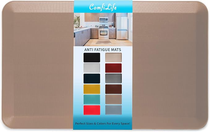 ComfiLife Anti Fatigue Floor Mat – 3/4 Inch Thick Kitchen Mats by ComfiLife