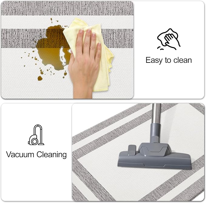 Small Kitchen Mat Cushioned Anti Fatigue Memory Foam Cushioned Rugs Non Slip - Image 5