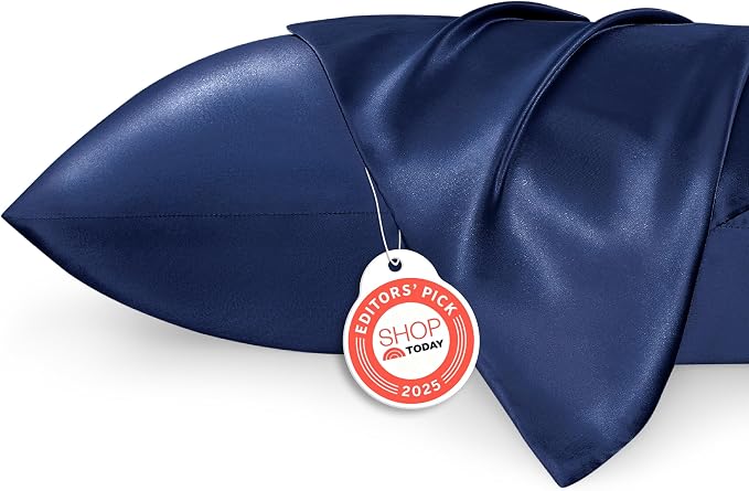 Bedsure Satin Pillowcases, Similar to Silk Pillow Cases Queen Size Set of 2 - Field & Grace