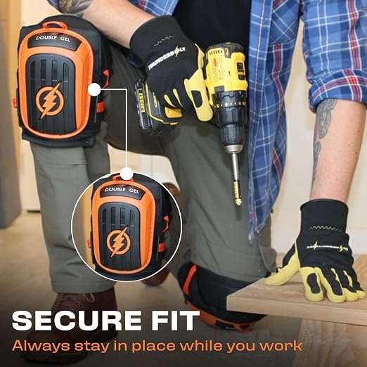 Thunderbolt Knee Pads for Men Construction Knee Pads for Work for Men and Women - Image 6