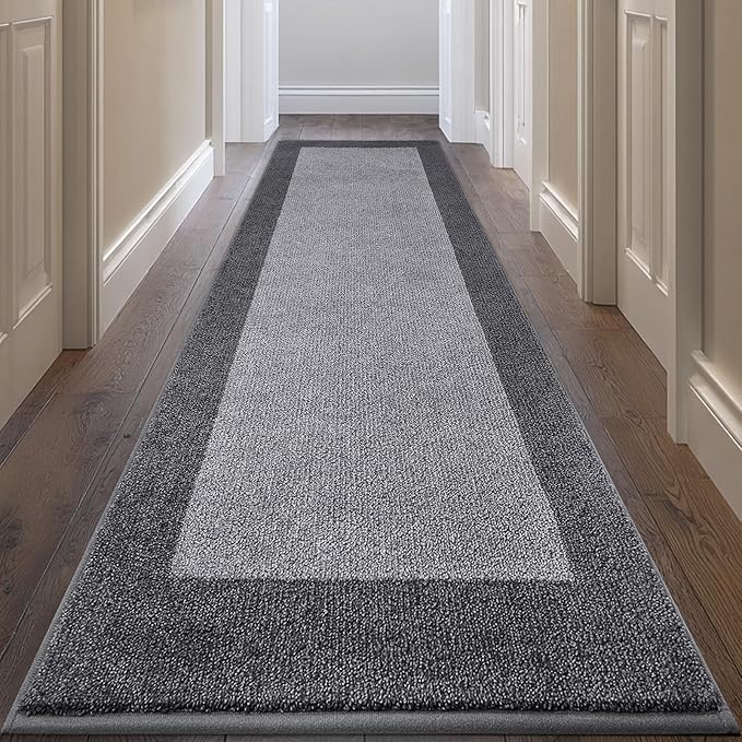 Machine Washable Runner Rug 32" x 96", Non Slip Kitchen Mat by Unknown