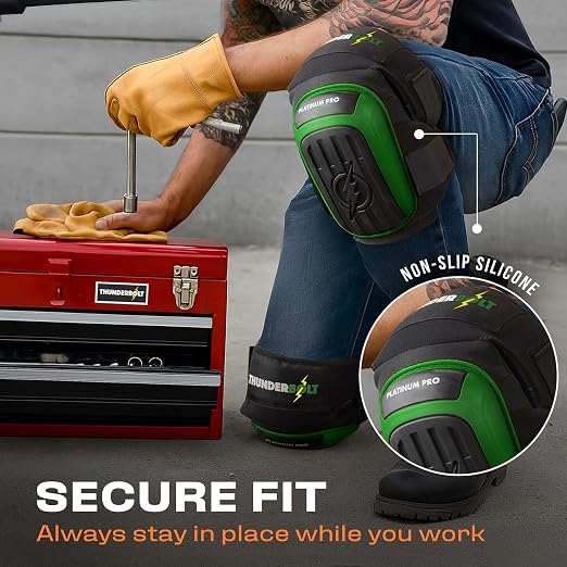 Thunderbolt Knee Pads for Men Construction Knee Pads for Work for Men and Women - Image 6