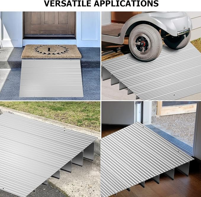 Door Threshold Ramp 6" Rise Door Ramp Aluminum Entry Ramp or Doorways Rated 800 - Image 6