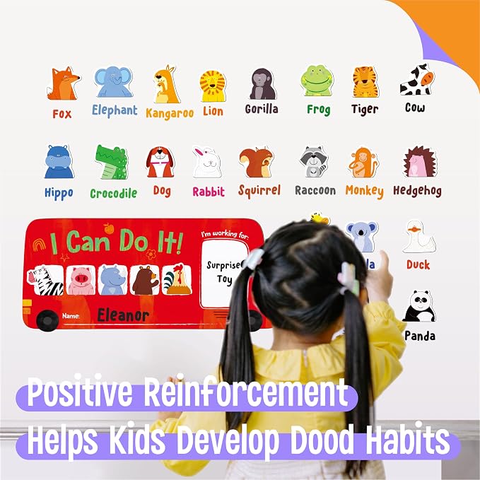 “I CAN DO IT” Token Board, Magnetic Reward Chart - Image 4