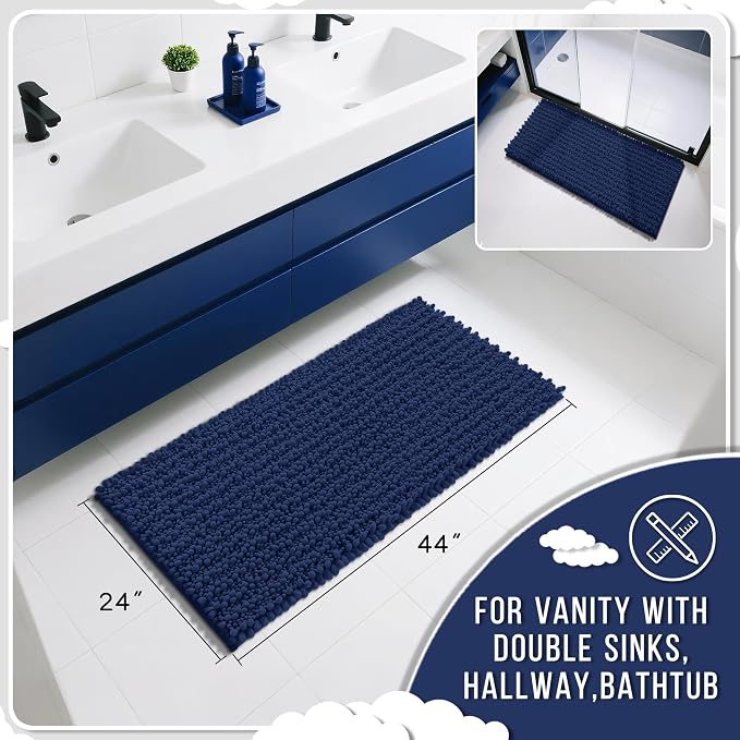 Yimobra Long Bathroom Rugs Non Slip Washable 44x24 Inch - Image 2