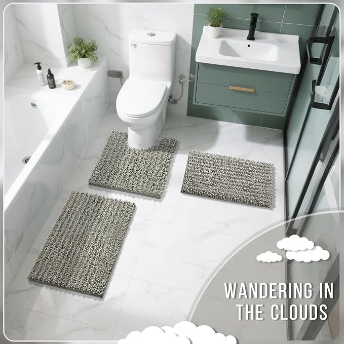 Yimobra Bathroom Rugs Non Slip Washable 32x20 Inch - Image 8
