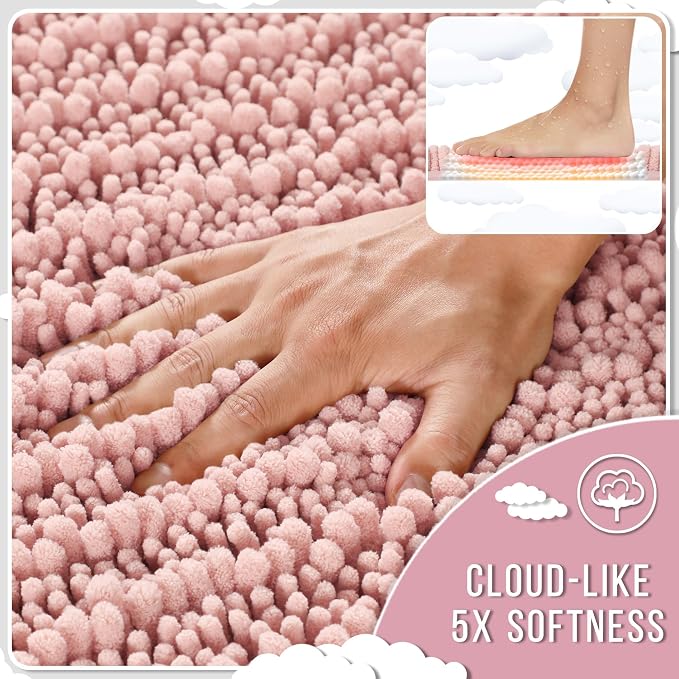 Yimobra Bathroom Rugs Non Slip Washable 32x20 Inch - Image 4