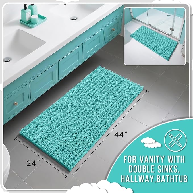Yimobra Long Bathroom Rugs Non Slip Washable 44x24 Inch - Image 2