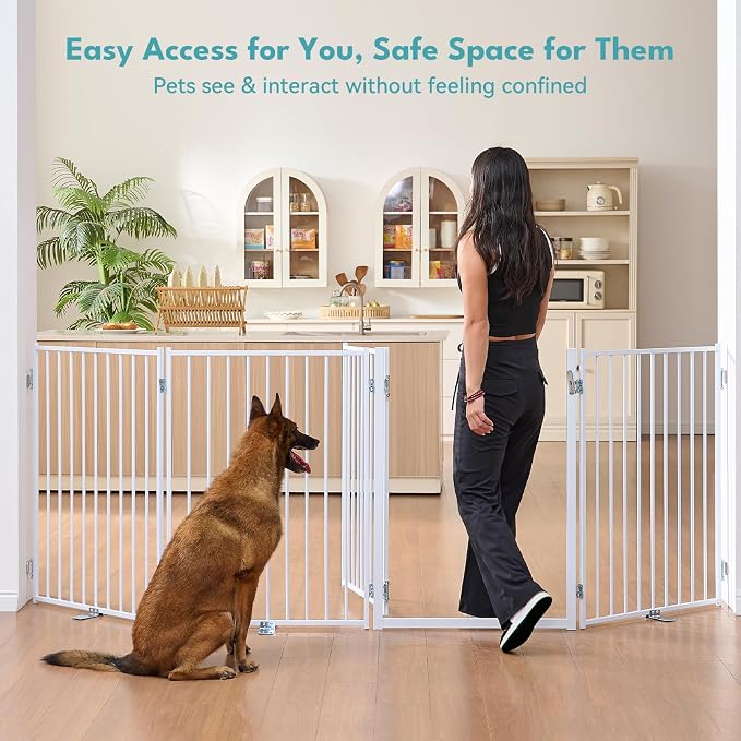 No Pawblems Free Standing Dog Gate - Image 6