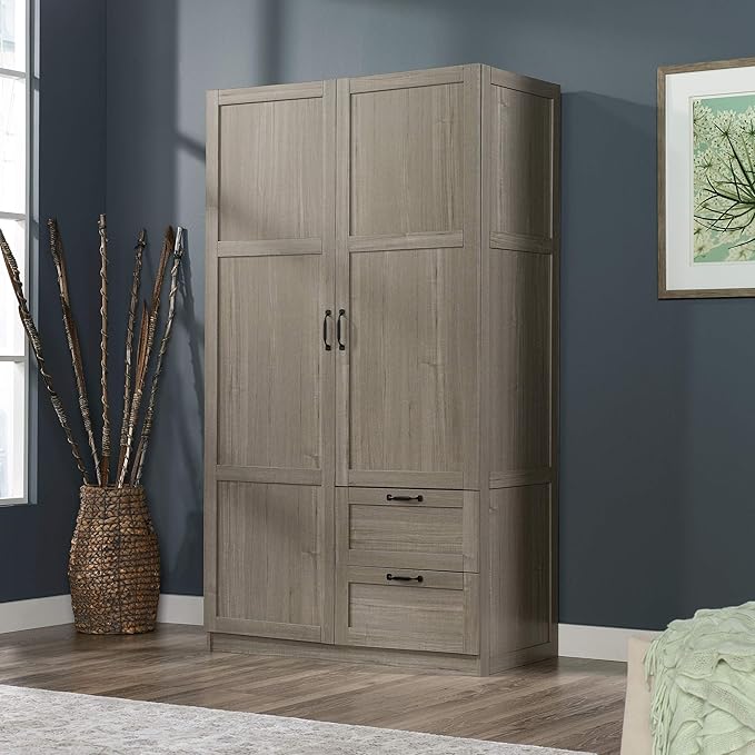 Sauder Select Multipurpose Bedroom Armoire Wardrobe Closet Pantry Storage - Image 2