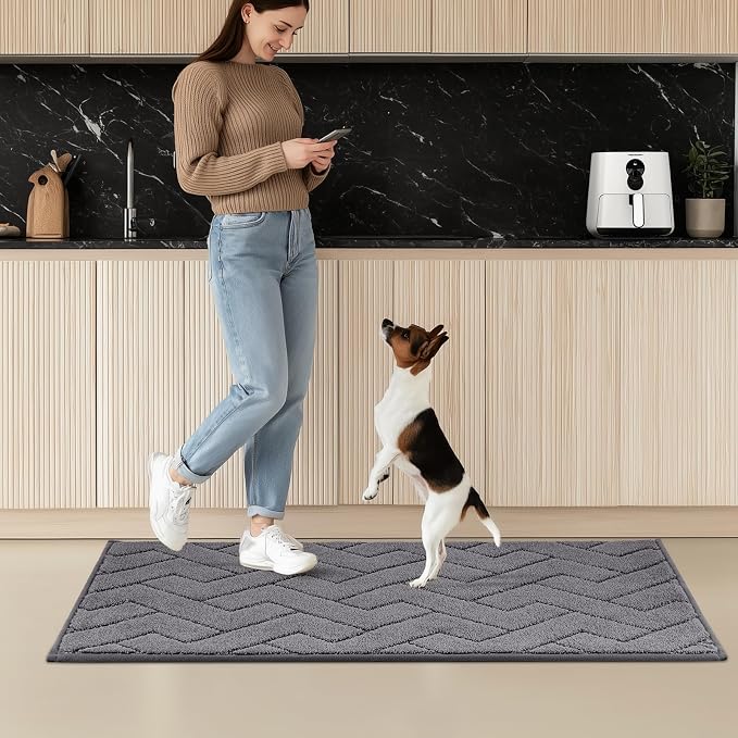 Machine Washable Kitchen Rugs 24" x 36", Non-Slip Kitchen Runner Rugs Mats - Image 5