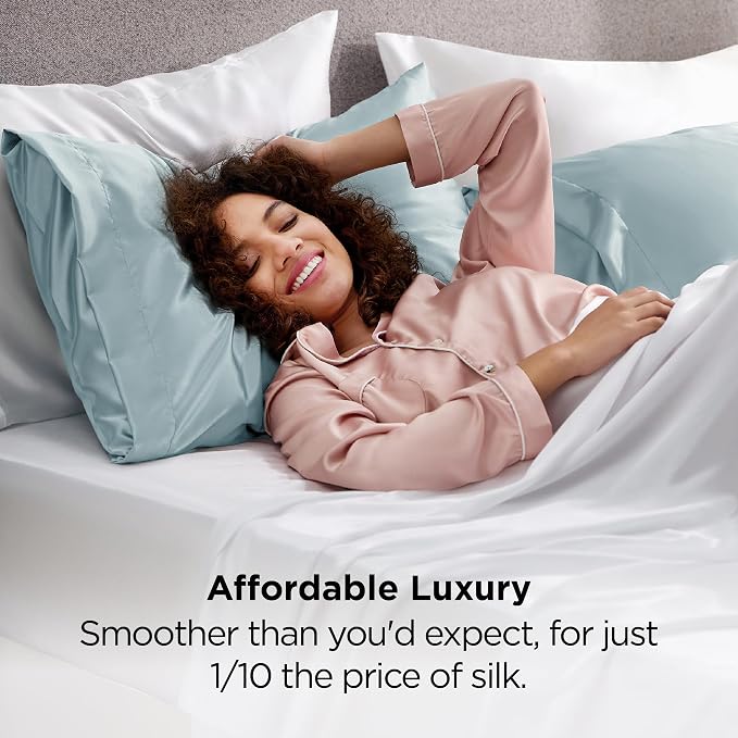 Bedsure King Size Satin Pillowcase Set of 2 - Image 5