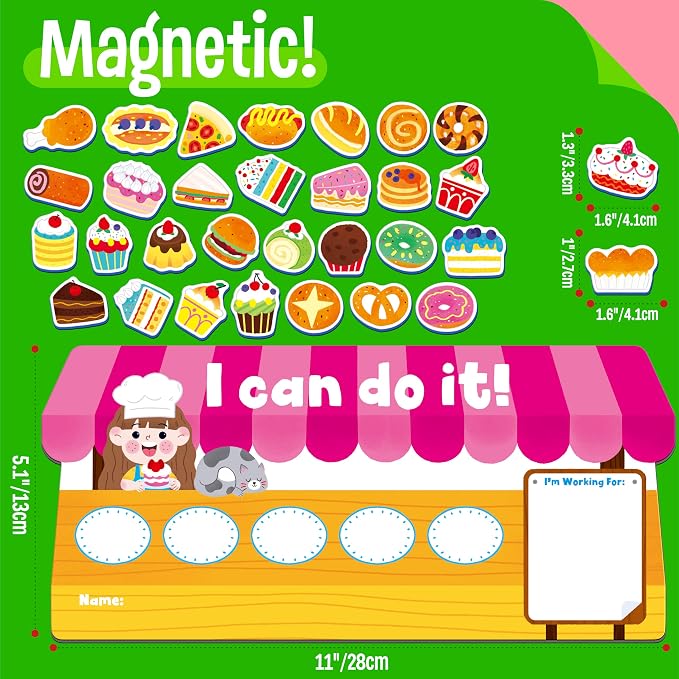 “I CAN DO IT” Token Board, Magnetic Reward Chart - Image 2