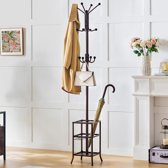 FAVOOSTY Coat Rack Freestanding, Coat Rack Stand - Image 5