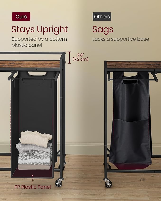 VASAGLE Laundry Sorter, 29 Gal. Laundry Hamper Basket - Image 5