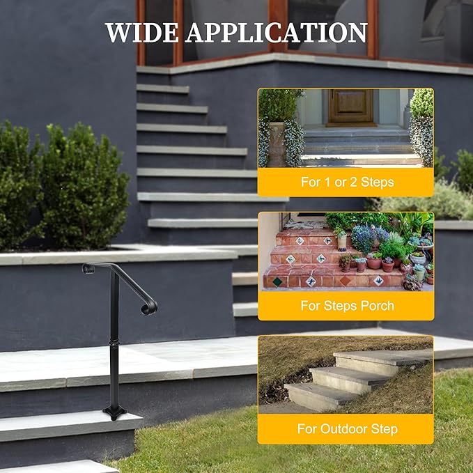 Handrail Railing, Single Post Handrail, Stair Railing - Image 5