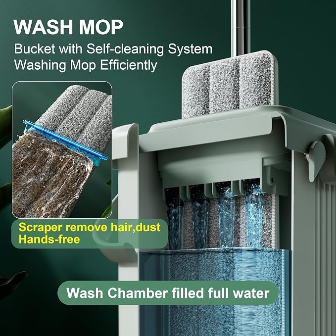 JOYMOOP Mop and Bucket with Wringer Set - Image 2