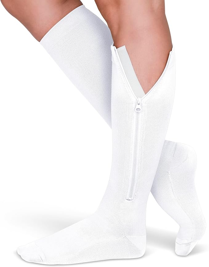 TheraMagic® Zipper Compression Socks by Theramagic