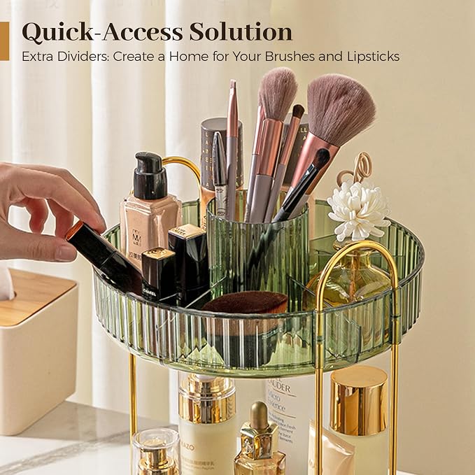 Aveniee 360 Rotating Makeup Organizer - Image 2