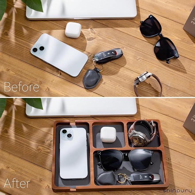 Shinpuru Wooden Valet Tray - Image 6