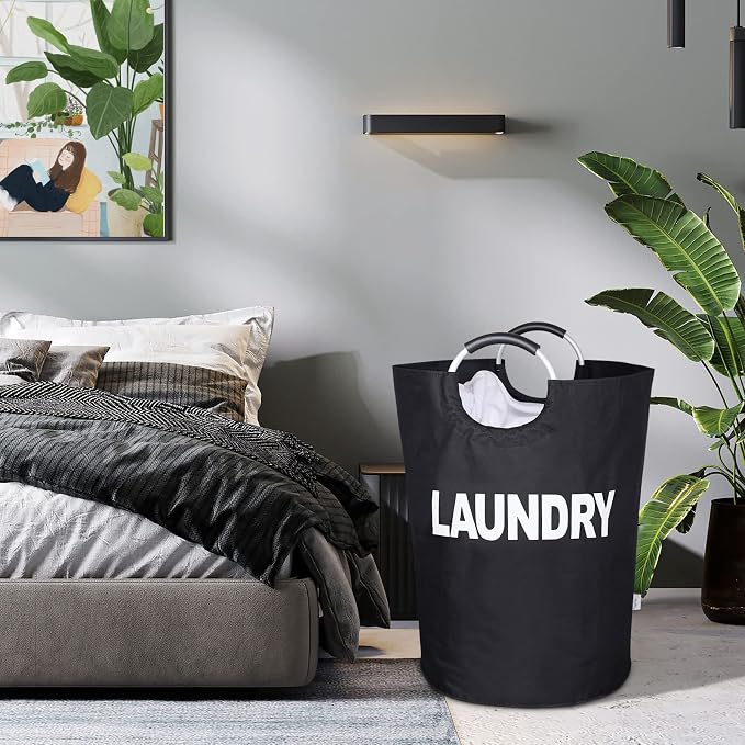 Laundry Basket Collapsible，Freestanding Clothes Hamper Bag - Image 7