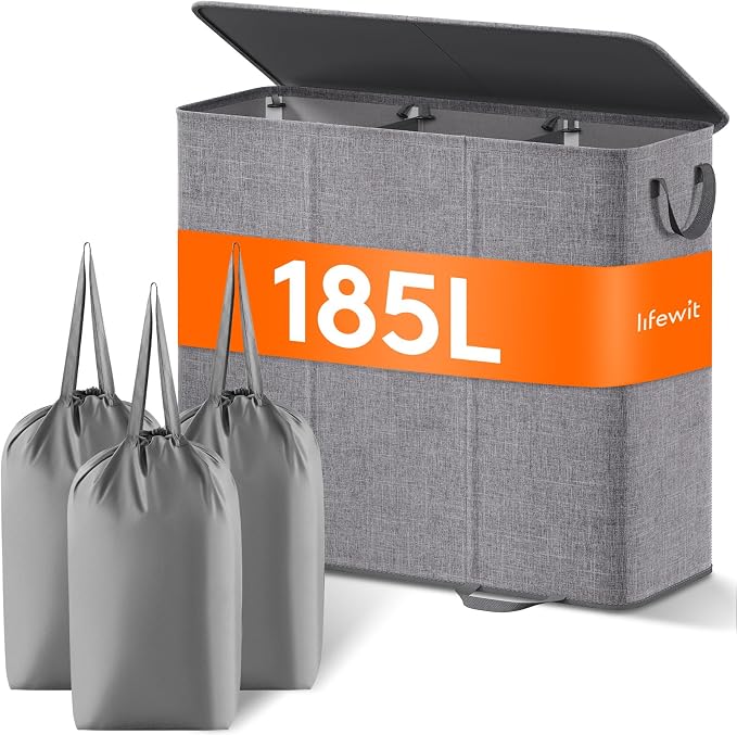 Lifewit Triple Laundry Hamper - Field & Grace