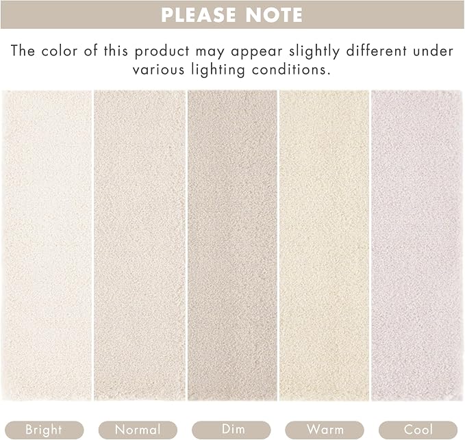 Madison Park Marshmallow Bathroom Rug Non Slip, Luxrurious Plush Bath Mat - Image 8