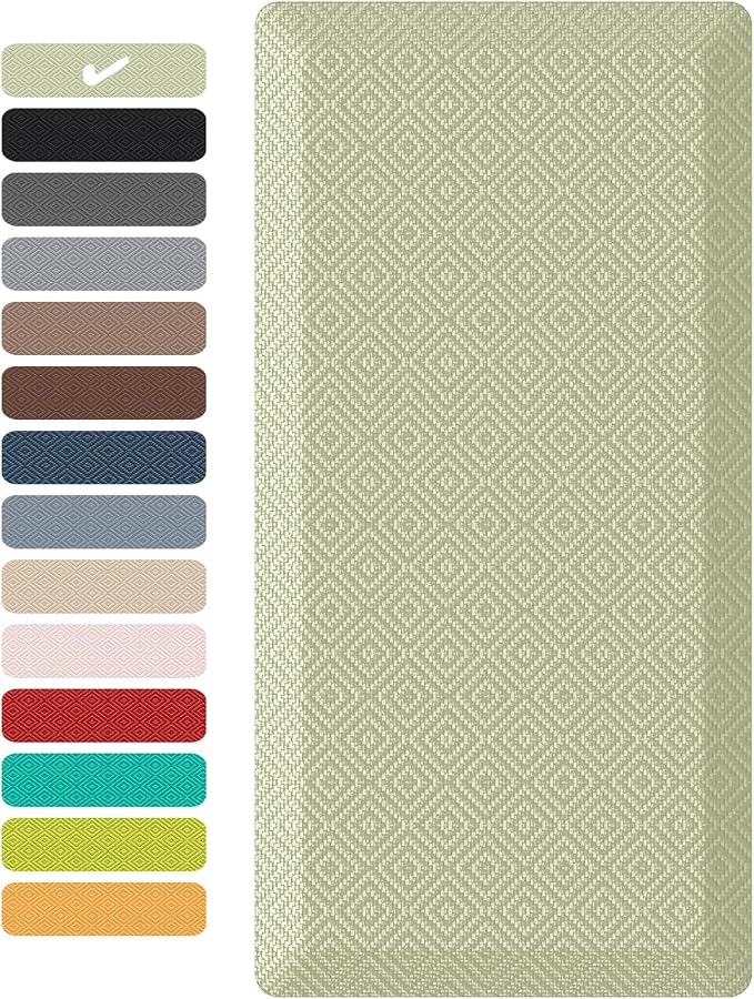 Ophanie Kitchen mats for Floor, 3/4 inch Thick, Kitchen Rugs, Waterproof by Ophanie