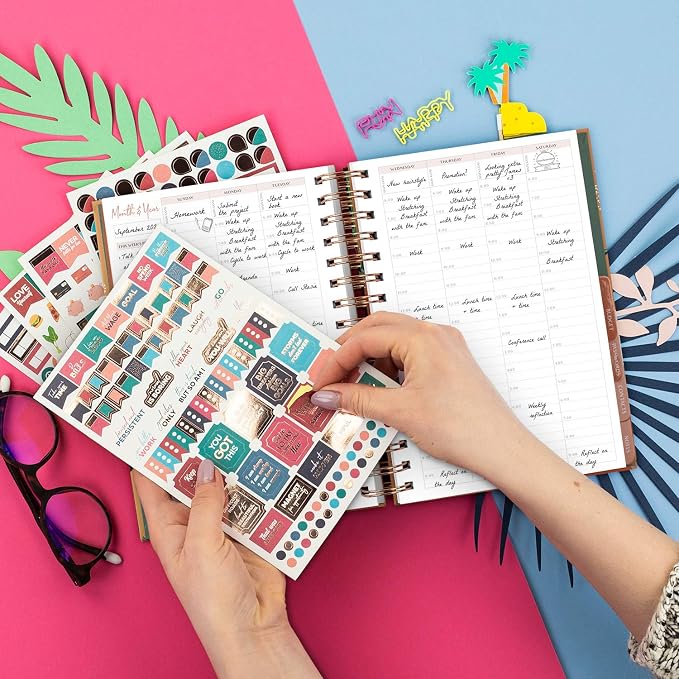 PLANBERRY Hourly Schedule Planner Premium – Undated Weekly Organizer - Image 7
