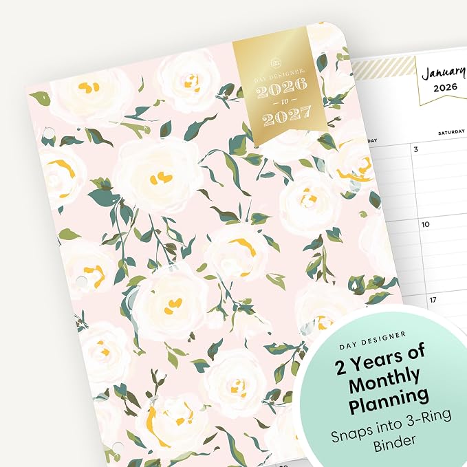 Blue Sky Day Designer 24 Month 2026 Monthly Planner Calendar, January 2026 - Image 5
