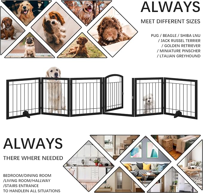 JSB 144-inch Extra Wide 30-inch Tall Dog gate - Image 6