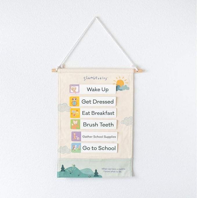 Slumberkins 18 Piece Visual Schedule by Slumberkins