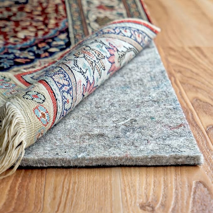 RUGPADUSA - Dual Surface - 8'x10' - 1/4" Thick - Felt + Rubber - Non-Slip by RUGPADUSA