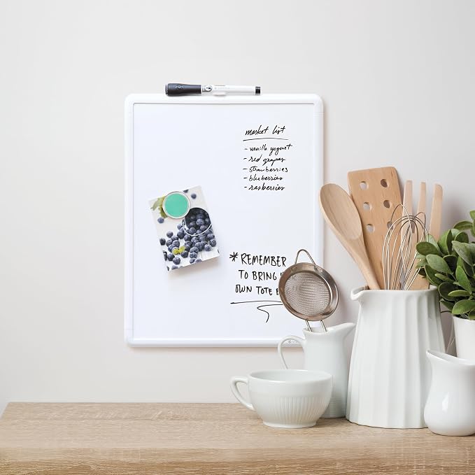 U Brands Contempo Magnetic Dry Erase Board White Board, Includes Magnet and - Image 7