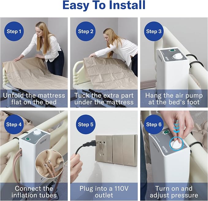 Alcedo Alternating Air Pressure Mattress Pad - Image 9