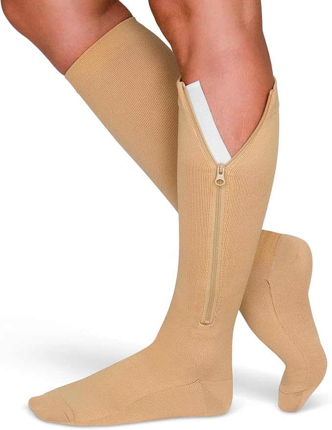 TheraMagic® Zipper Compression Socks by Theramagic