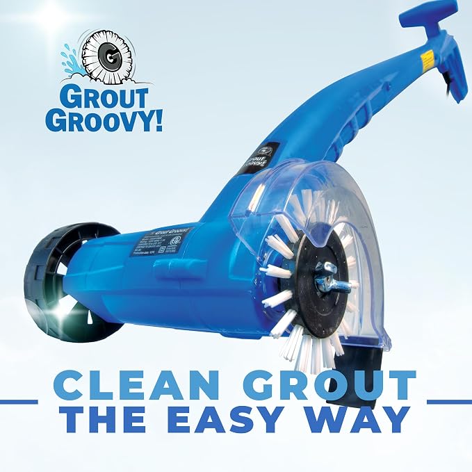 Grout Groovy! Electric Stand-Up Lightweight Grout Cleaning Machine – Large Tile - Image 3