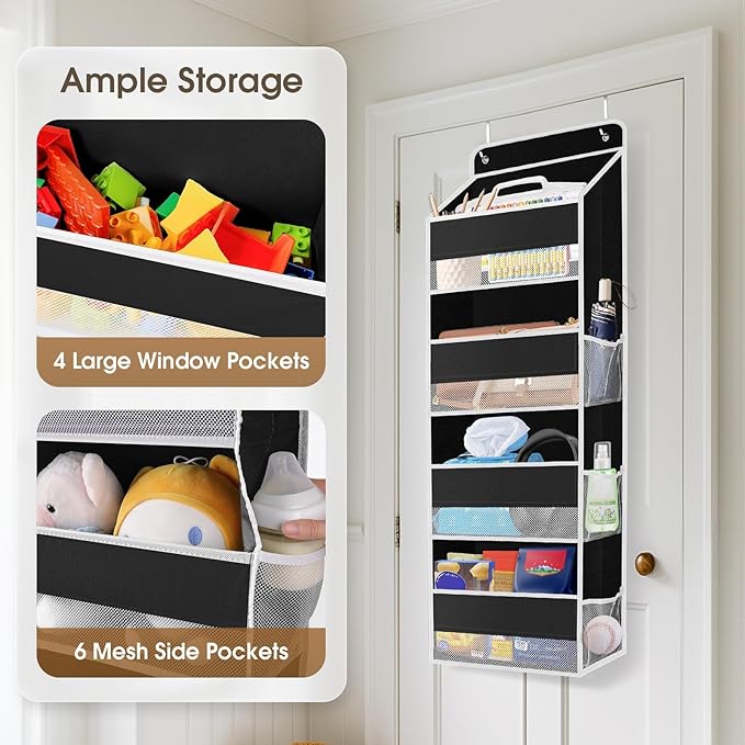 1 Pack Over The Door Organizer, Hanging Storage Organizer - Image 4