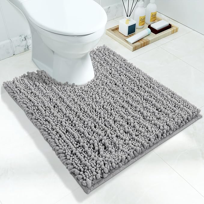 Yimobra Toilet Rug U Shaped Washable 24x20 Inch by Yimobra