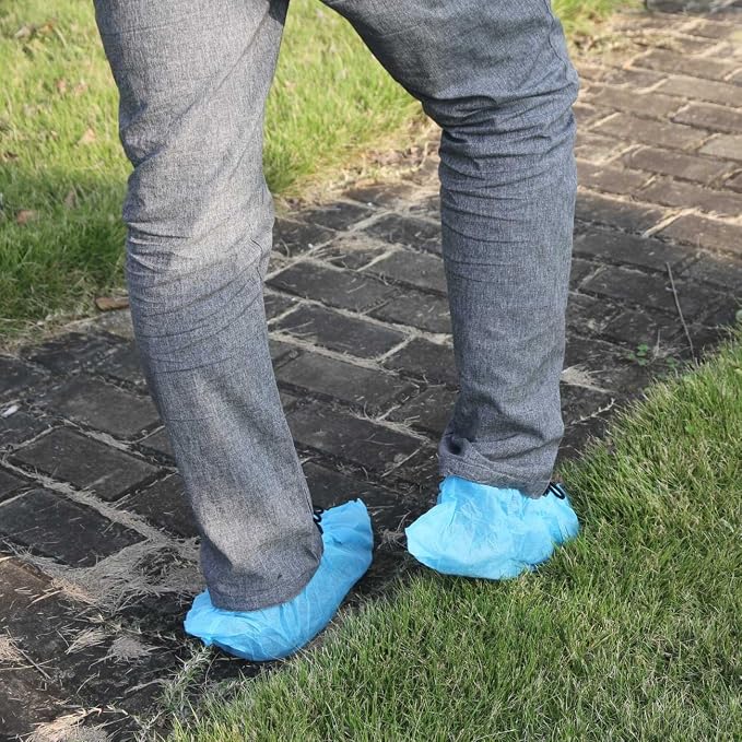 G & F Products Disposable Shoe Covers, Slip-Resistant Booties, Heavy-Duty - Image 3