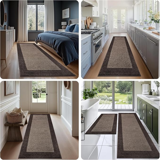 Washable Area Rug 48" x 72", Non Slip Kitchen Rug - Image 6