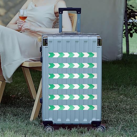 Reflective Tape Green and White 4 inch X 10 feet, Outdoor Waterproof Hazard - Image 7