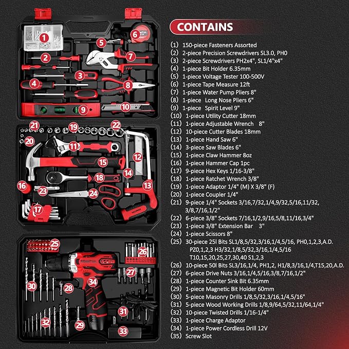 KingTool 276-Piece Tool Set Kit - Image 2